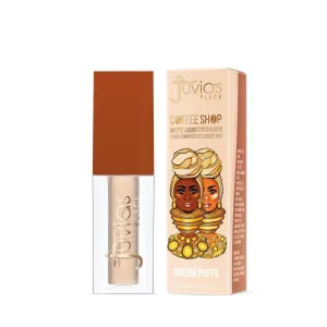 Juvia's Place Coffee Shop Liquid Eyeshadow - Cream Puffs Matte