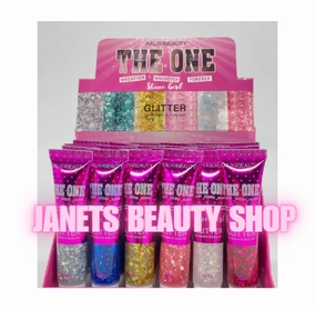KALIYA BEAUTY- THE ONE SHINE GIRL- EYESHADOW & BODY GLITTER GEL