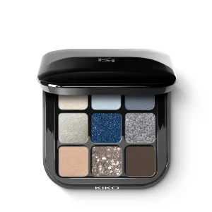 Kiko Milano Glamour Multi Finish Eyeshadow Palette | 9 Eyeshadows In Different Finishes