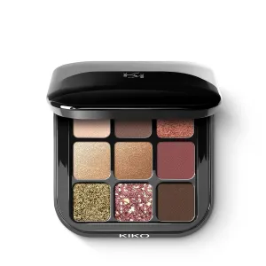 Kiko Milano Glamour Multi Finish Eyeshadow Palette | 9 Eyeshadows In Different Finishes