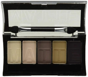L.A. COLORS 5 Color Matte Eyeshadow Palette, Natural Linen CEM471 (Pack of 2)