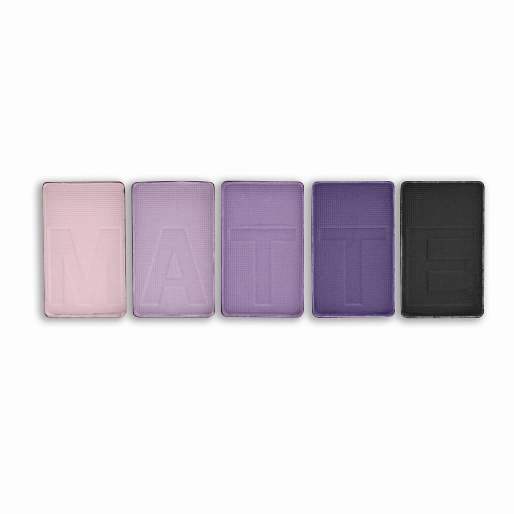 L.A. COLORS 5 Color Matte Eyeshadow, Purple Cashmere, 0.25 Oz (Pack of 5)