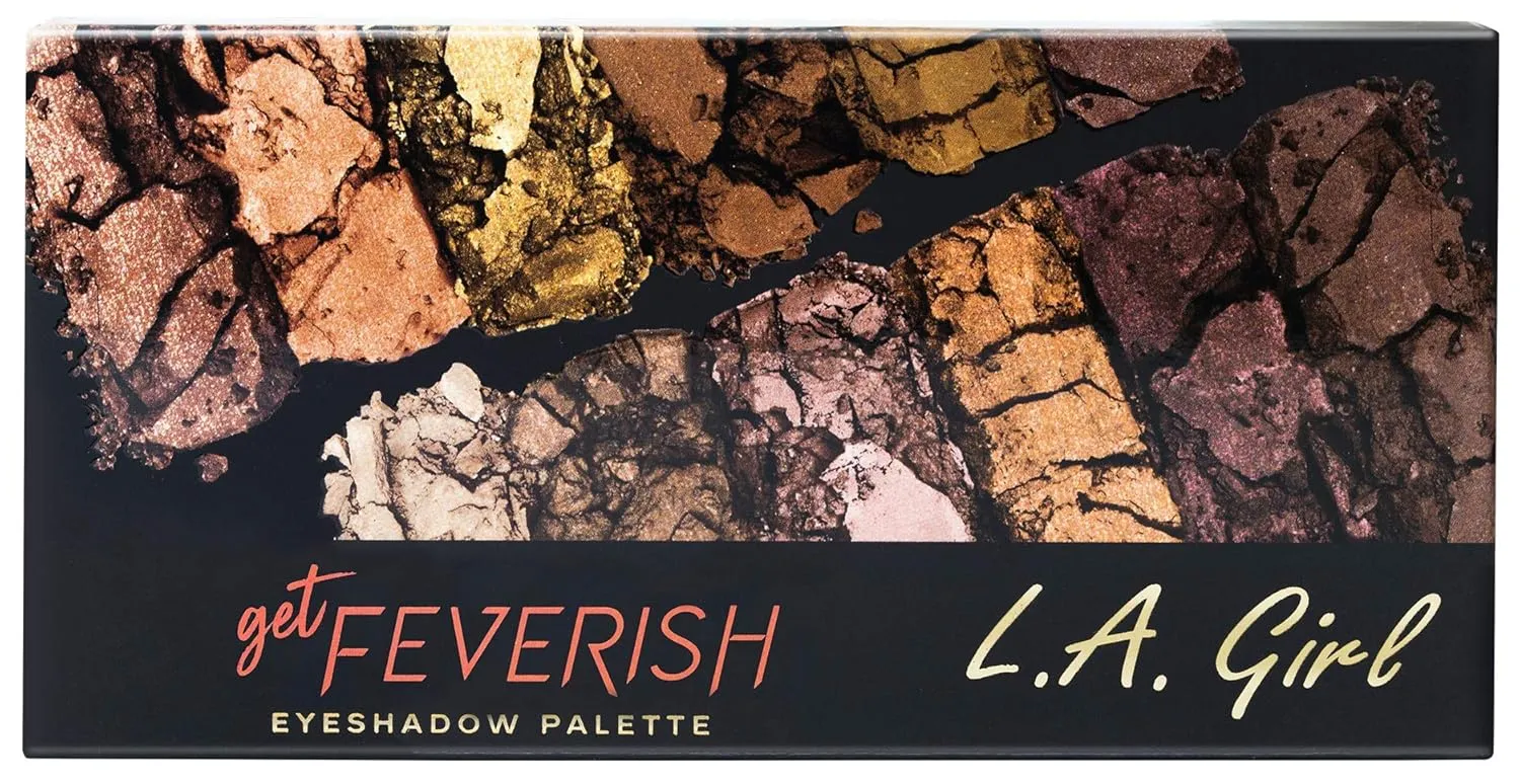 L.A. Girl Fanatic Eyeshadow Palette, Get Feverish GES415 (Pack of 2)