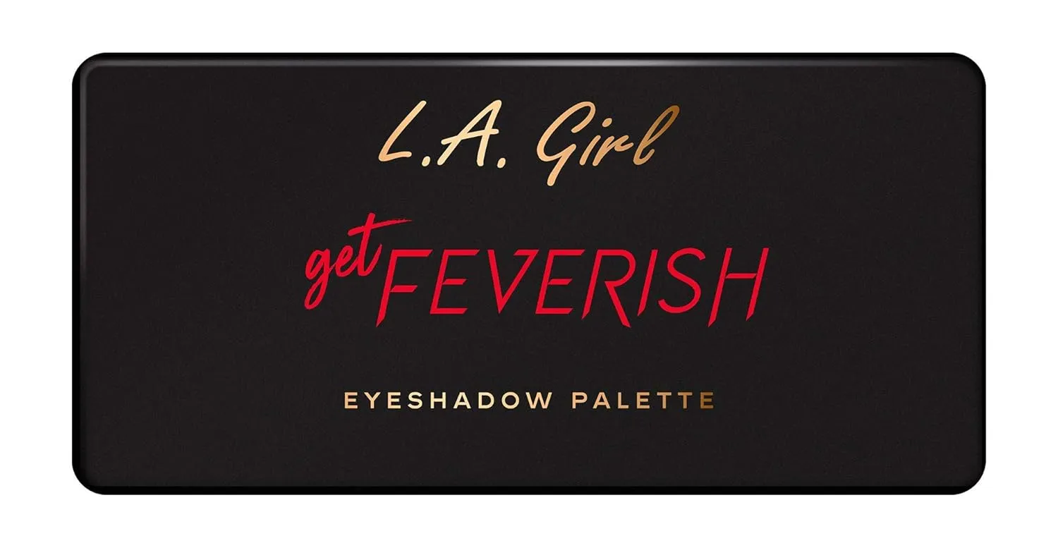 L.A. Girl Fanatic Eyeshadow Palette, Get Feverish GES415 (Pack of 2)