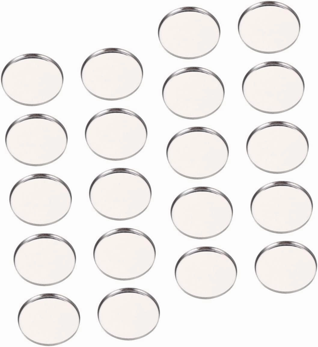Large Round Eyeshadow Palette 50pcs Empty Makeup Pans Storage Plate for Cosmetics