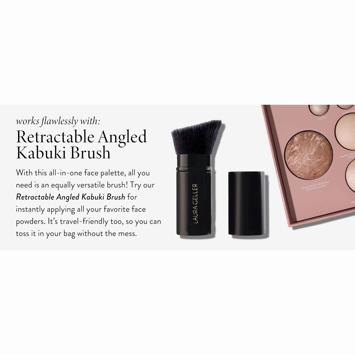 LAURA GELLER NEW YORK The Best of the Best Baked Palette - Full Size - Includes Bronzer, Blush, 2 Highlighters and 3 Eyeshadows - Travel-Friendly