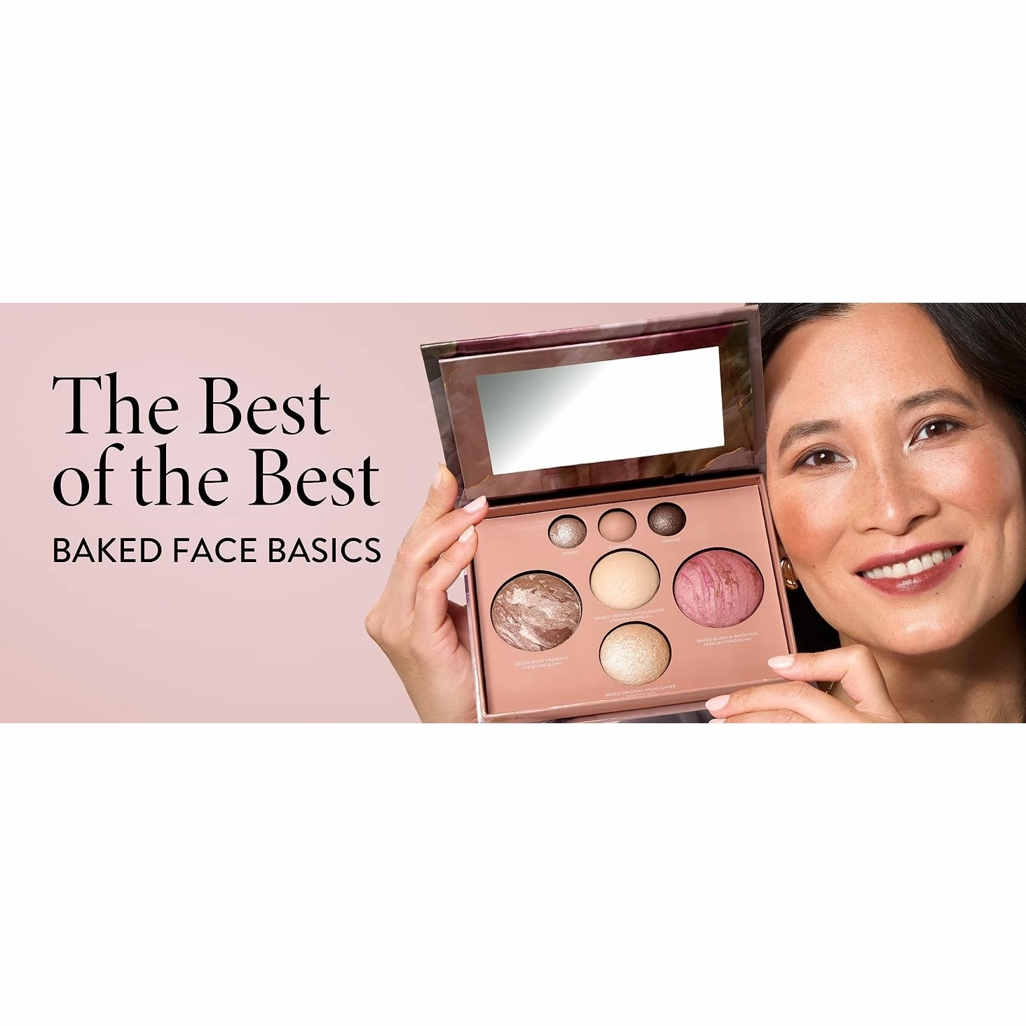 LAURA GELLER NEW YORK The Best of the Best Baked Palette - Full Size - Includes Bronzer, Blush, 2 Highlighters and 3 Eyeshadows - Travel-Friendly