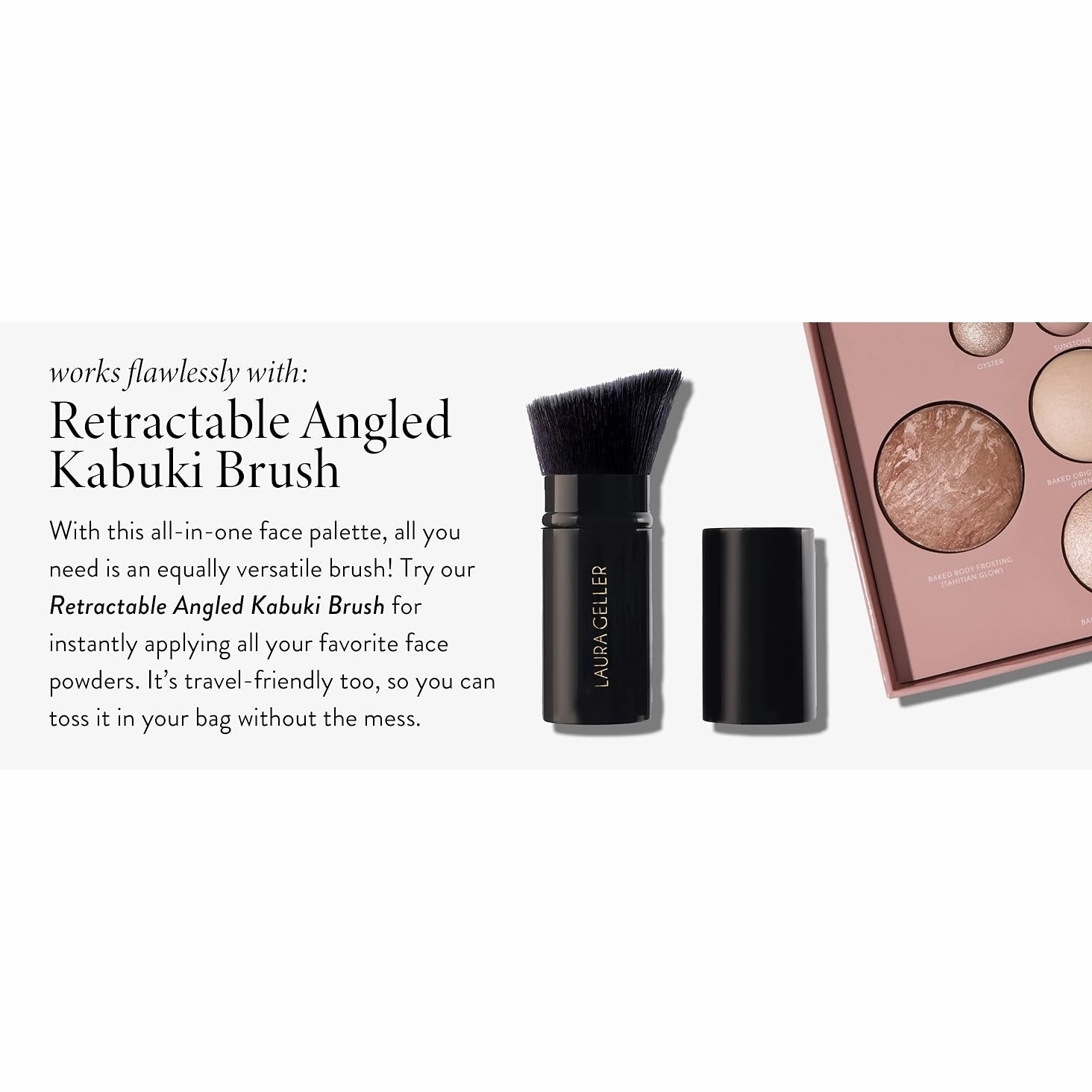 LAURA GELLER NEW YORK The Best of the Best Baked Palette - Full Size - Includes Bronzer, Blush, 2 Highlighters and 3 Eyeshadows - Travel-Friendly
