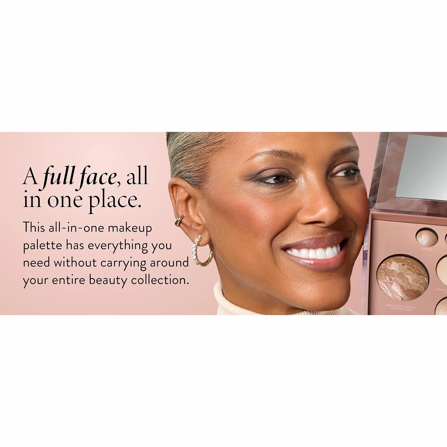 LAURA GELLER NEW YORK The Best of the Best Baked Palette - Full Size - Includes Bronzer, Blush, 2 Highlighters and 3 Eyeshadows - Travel-Friendly