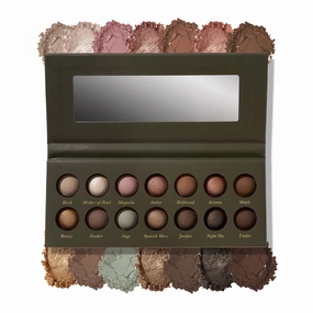 LAURA GELLER NEW YORK The Delectables Earthy Essentials Baked Eyeshadow Palette | 14 Pigmented Eyeshadows Blendable Natural L.