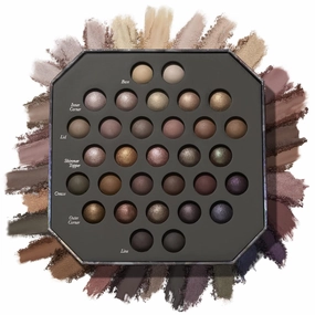 LAURA GELLER NEW YORK The Delectables Earthy Essentials Baked Eyeshadow Palette | 14 Pigmented Eyeshadows Blendable Natural Look 01 Hidden Gems Baked