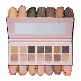 LAURA GELLER NEW YORK The Delectables Earthy Essentials Baked Eyeshadow Palette | 14 Pigmented Eyeshadows Blendable Natural Look 09 Seasonless Staples Fresh Florals 14 Multi-Finish Eyeshadows