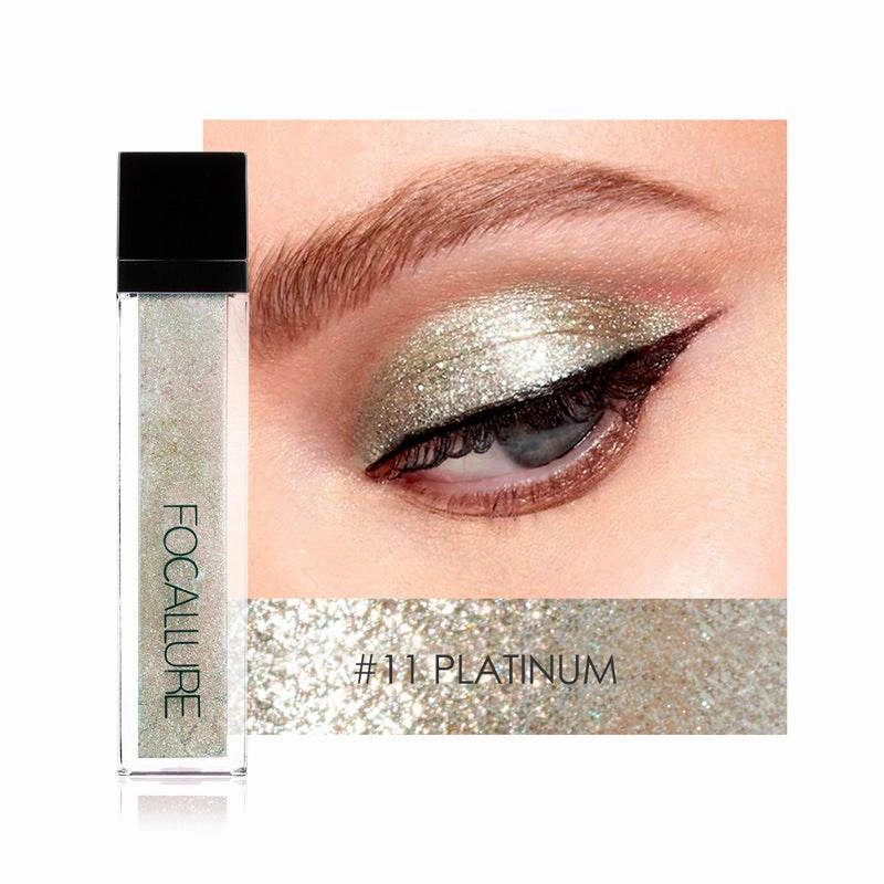 Liquid sequin monochrome eyeshadow
