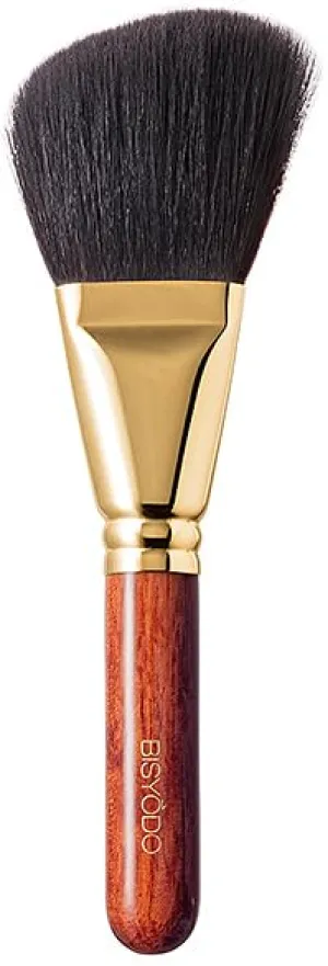 Long Series Finishing Powder Brush - Angled Type, Brown
