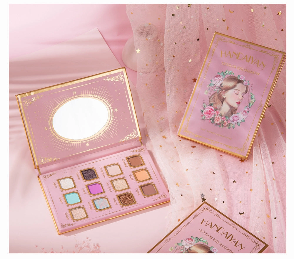 MA593 - Eyeshadow Palette Matte Glitter Pearl Makeup