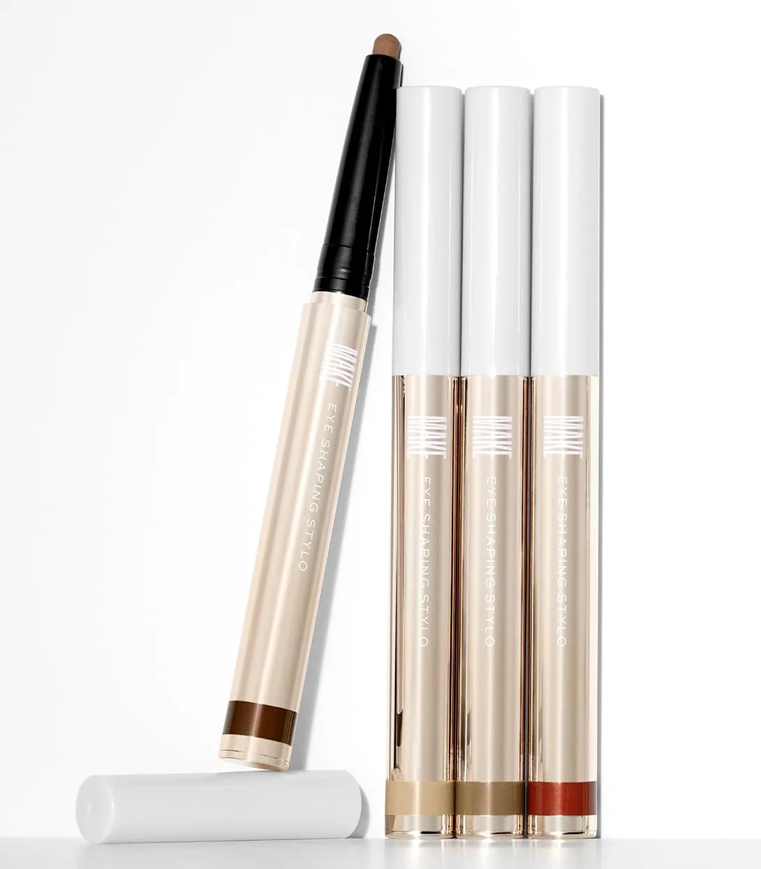 MAKE Beauty Eye Shaping Stylo - Cream Eyeshadow Stick. 4-in-1 Shape, Define, Contour, and Shade Eye Shadow for Versatile Makeup Looks. Long-Lasting Creamy Formula. Shade - Altitude