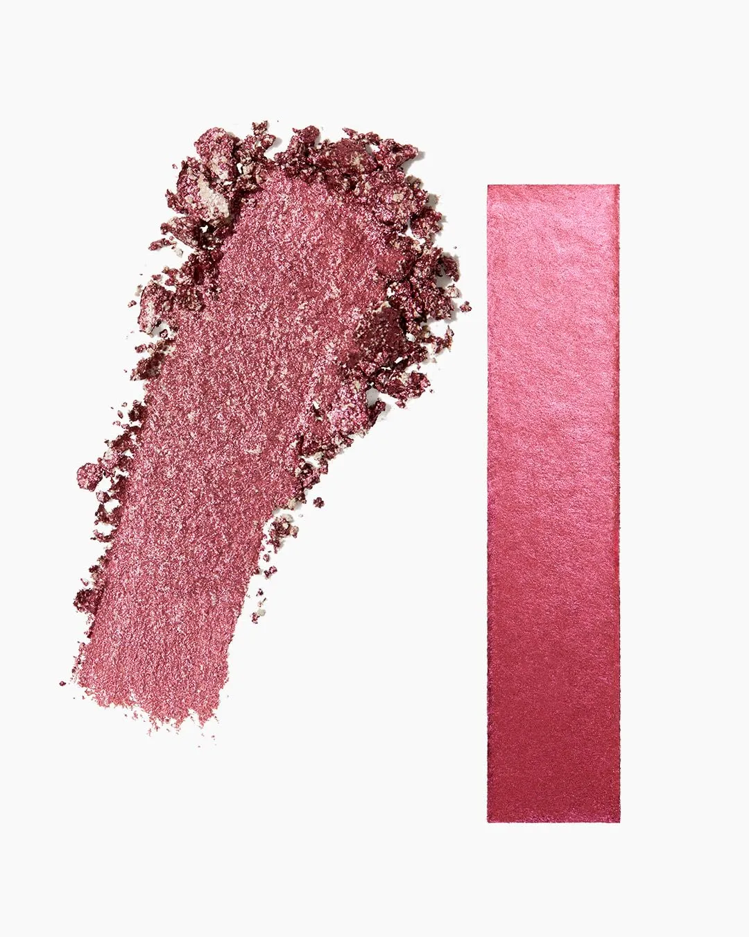 MAKE Beauty Multi-Chromatic Eye Shadow. Metal Reflecting Luminous Foil Finish Creamy, Buildable, Dimensional Long-wear, Crease-proof Powder Eyeshadow, Multichrome Shade - Rover, Magenta Pink