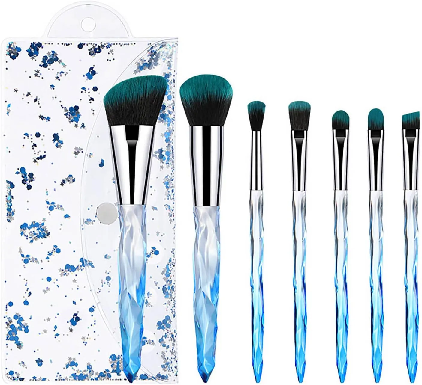 Makeup Brushes Synthetic Concealers Foundation Powder Eye Shadows Makeup Brushes Cosmetic Eyebrow Eyeshadow Powder Brush Lip Makeup Brushes Large Hair Brush(D)
