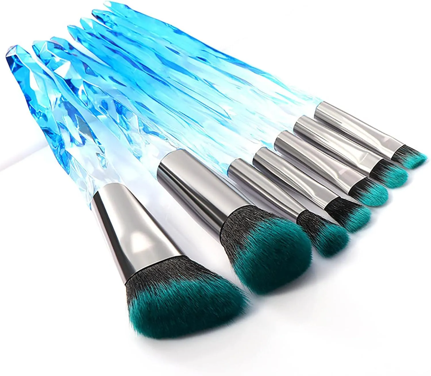 Makeup Brushes Synthetic Concealers Foundation Powder Eye Shadows Makeup Brushes Cosmetic Eyebrow Eyeshadow Powder Brush Lip Makeup Brushes Large Hair Brush(D)