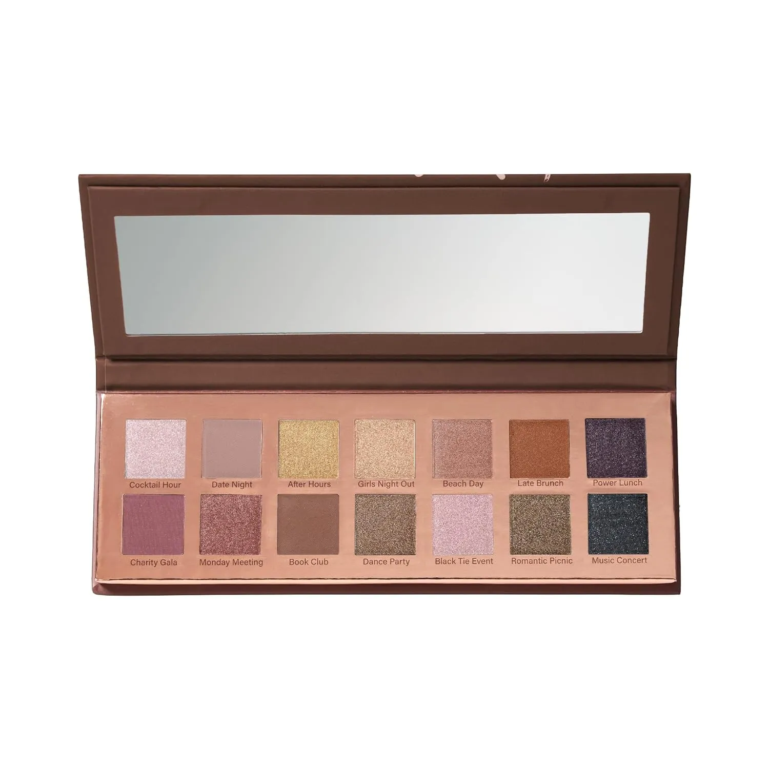 Mally Beauty Best Dressed Lids Eyeshadow Palette - Neutrals & Bolds - 14 Matte & Shimmer Eyeshadows
