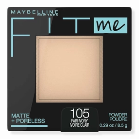 Maybelline Fit Me Matte Poreless Face Powder 105 Fair Ivory