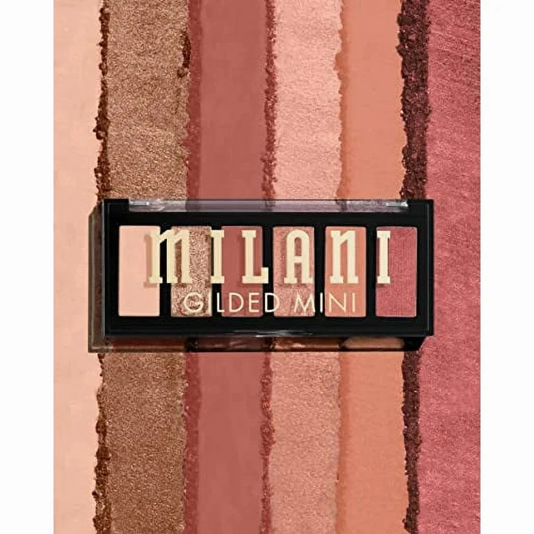Milani Gilded Mini Eyeshadow Palette with 6 Matte & Shimmer Hues - It's All Ros