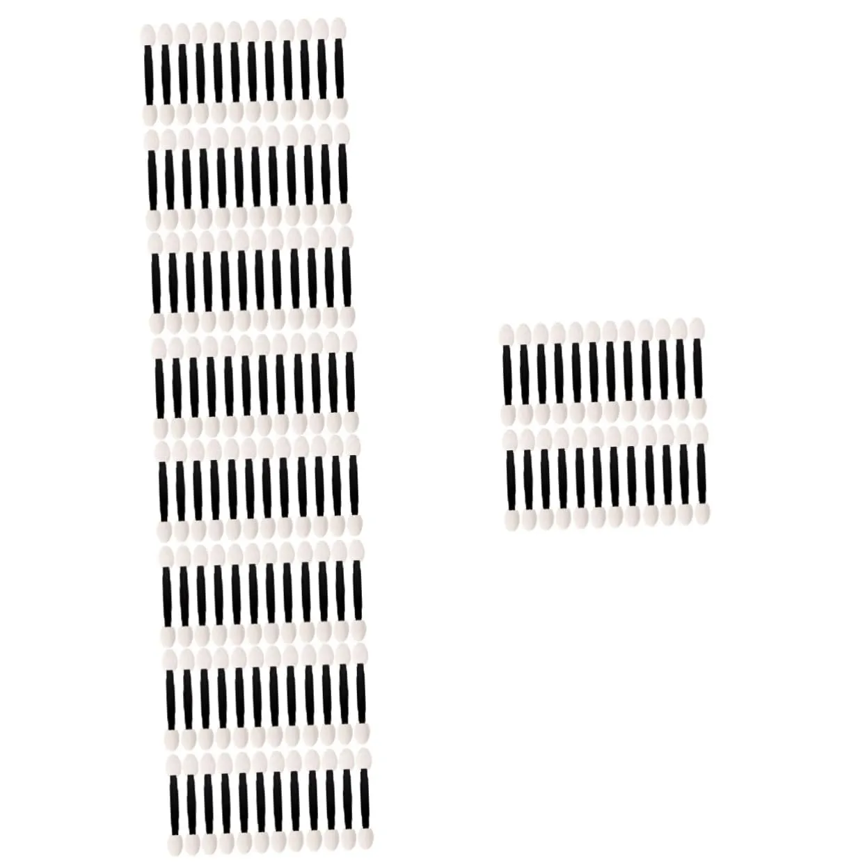 Mipcase 5pcs Double-headed Eyeshadow Sponge Applicators Versatile Makeup Brushes for Eye Shadow Lip Nose Contouring Lightweight Easy to Carry for Beginners Makeup Enthusiasts