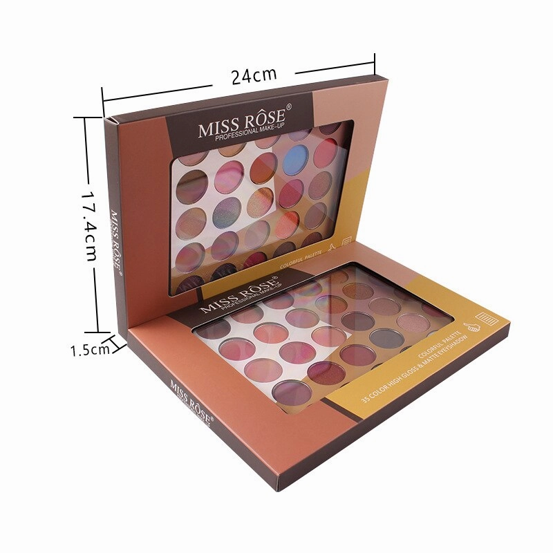 MISS ROSE 35 Color Matte Shimmer Fashion Eyeshadow Palette - M1