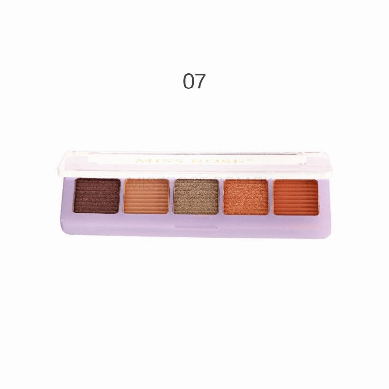 Missrose 5 color soft glam eye palette