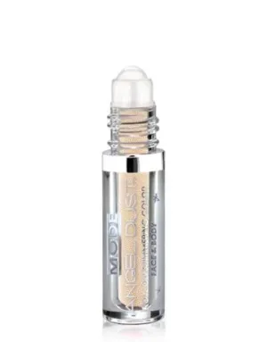 MODE Angel Dust Roll On Shimmering Eyeshadow Color MIRAGE Light Cashmere Beige Pearl, Natural Skincare Loose Mineral Powder Pigment, Spill Proof Bottle, Cruelty Free, Vegan, Made in NY