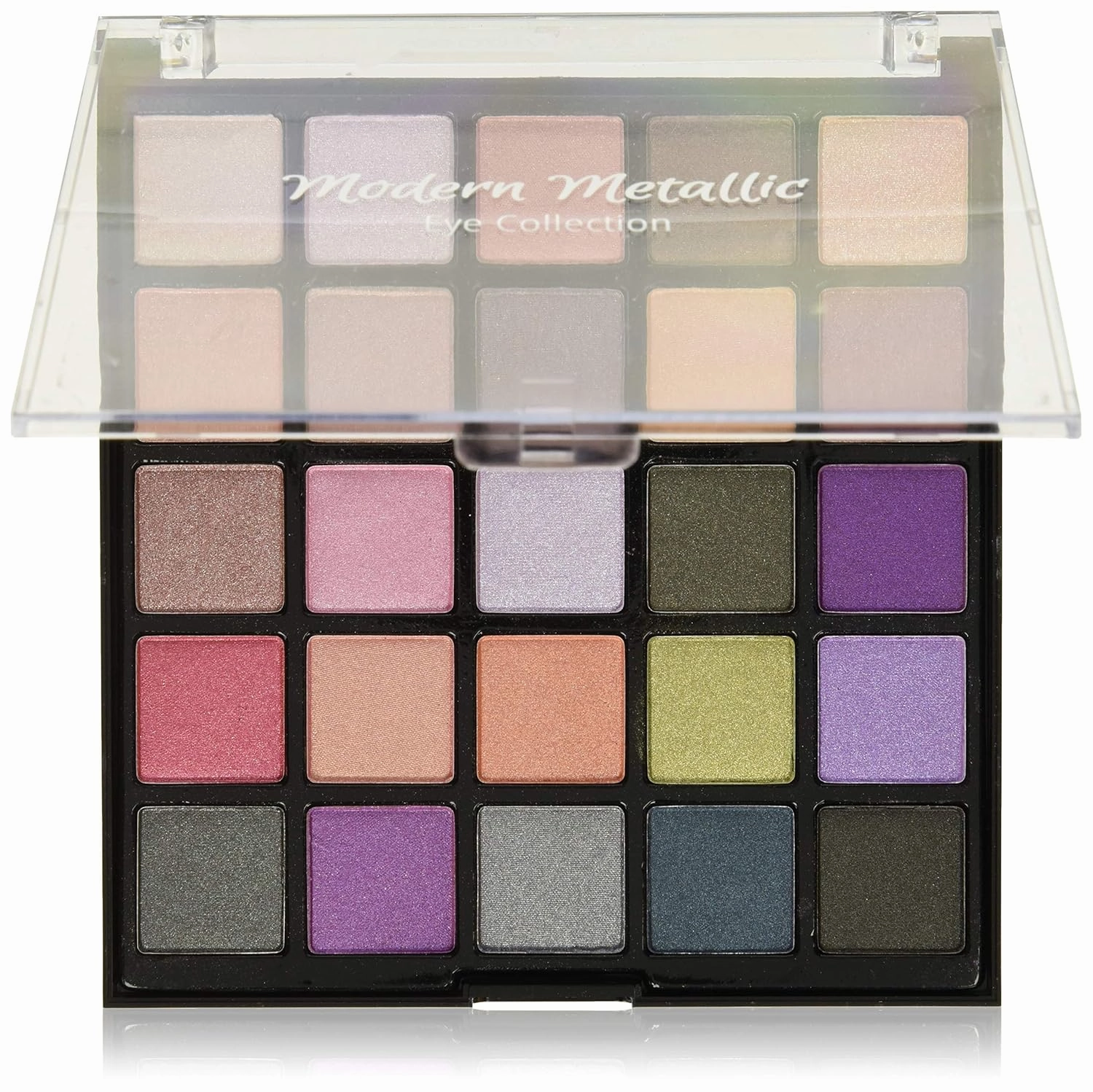 Modern Metallics Eyeshadow Collection Palette - 25 Shades - Highly Pigmented Shimmer