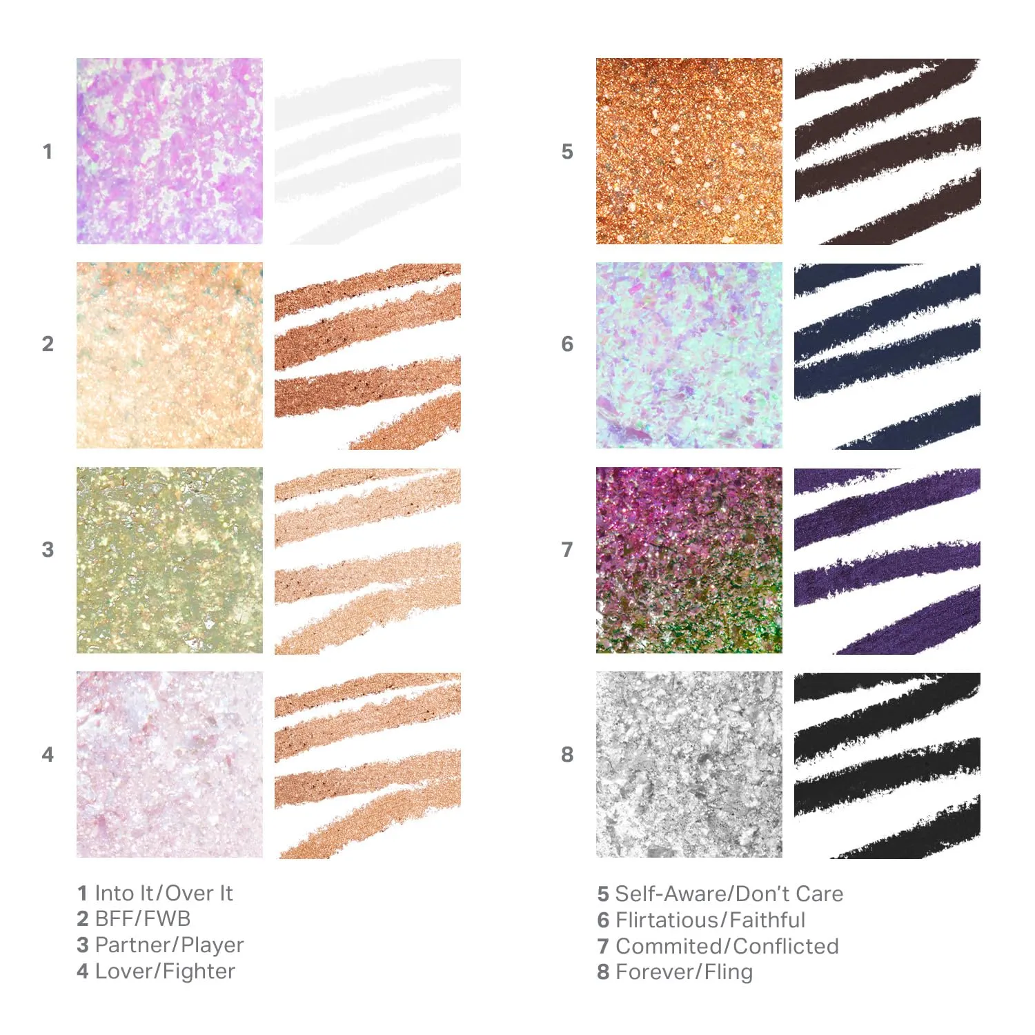 Morphe Mixed Signals Dual-Ended Cream & Liquid Shadow Stick - Versatile Longwear Cream & Liquid Eyeshadow Duo - Partner/Player (0.96 oz)