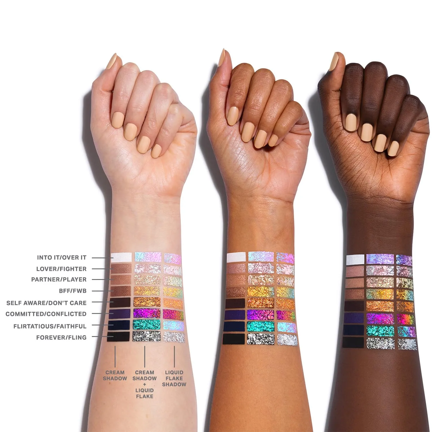 Morphe Mixed Signals Dual-Ended Cream & Liquid Shadow Stick - Versatile Longwear Cream & Liquid Eyeshadow Duo - Partner/Player (0.96 oz)