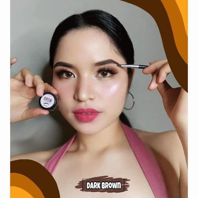 MQ Cosmetics Brow Pomade with FREE Spoolie (IMPROVED FORMULA)