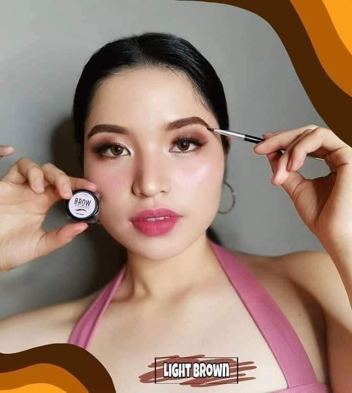 MQ Cosmetics Brow Pomade with FREE Spoolie (IMPROVED FORMULA)