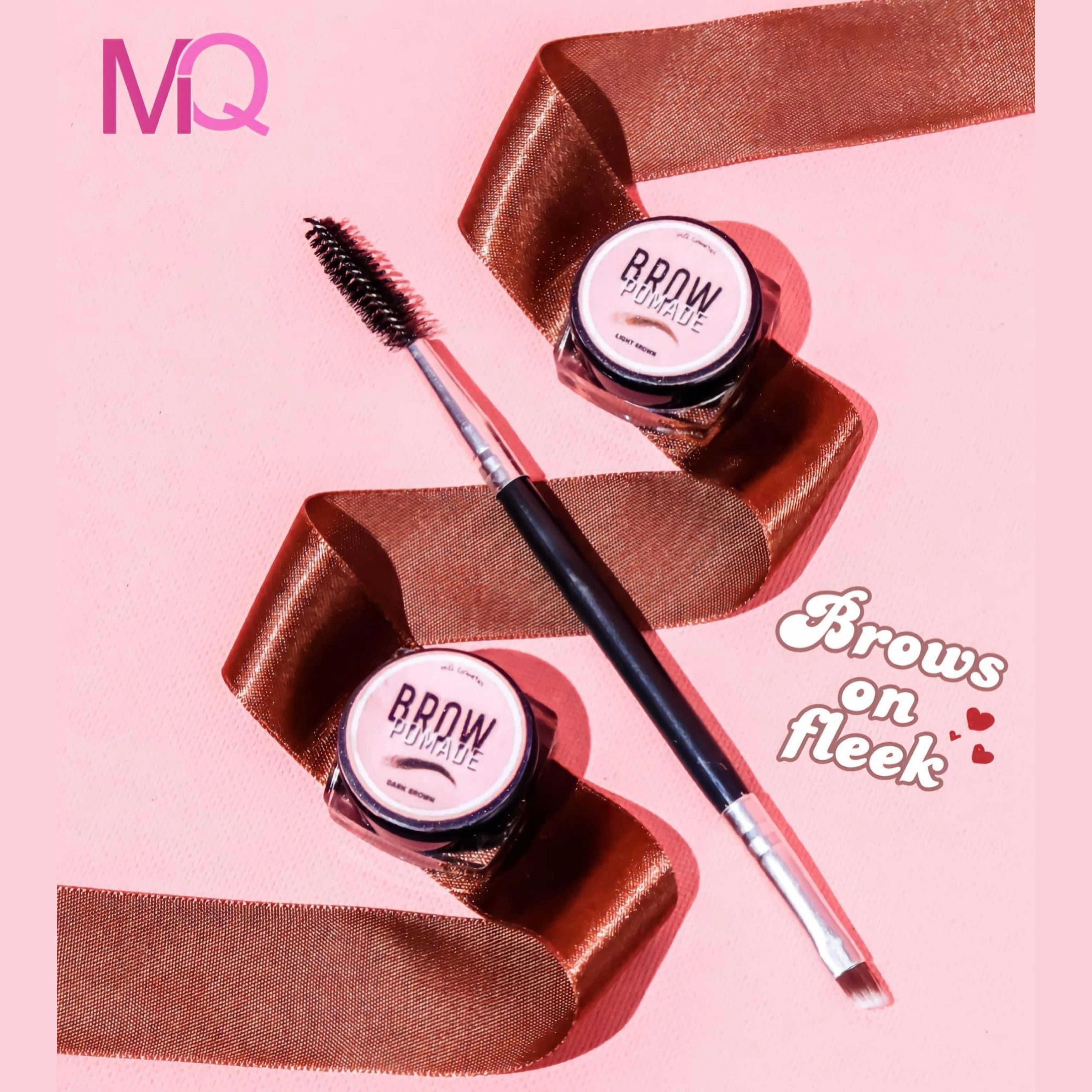 MQ Cosmetics Brow Pomade with FREE Spoolie (IMPROVED FORMULA)