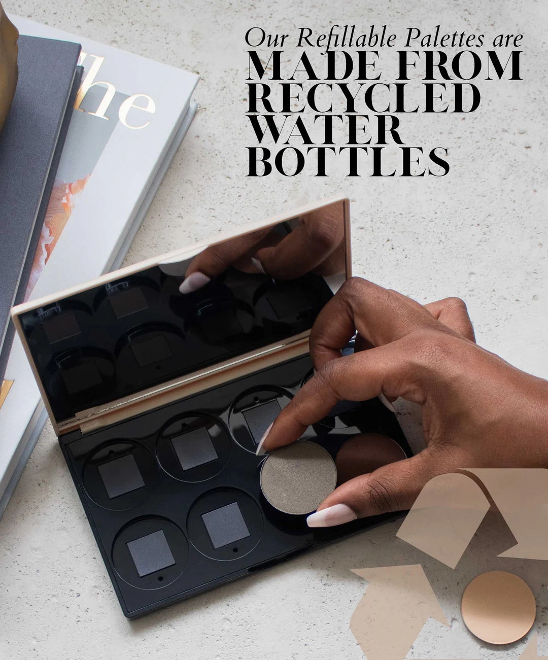 MULTI-USE CREAM LIP   CHEEK   ILLUMINATOR REFILLABLE PALETTE