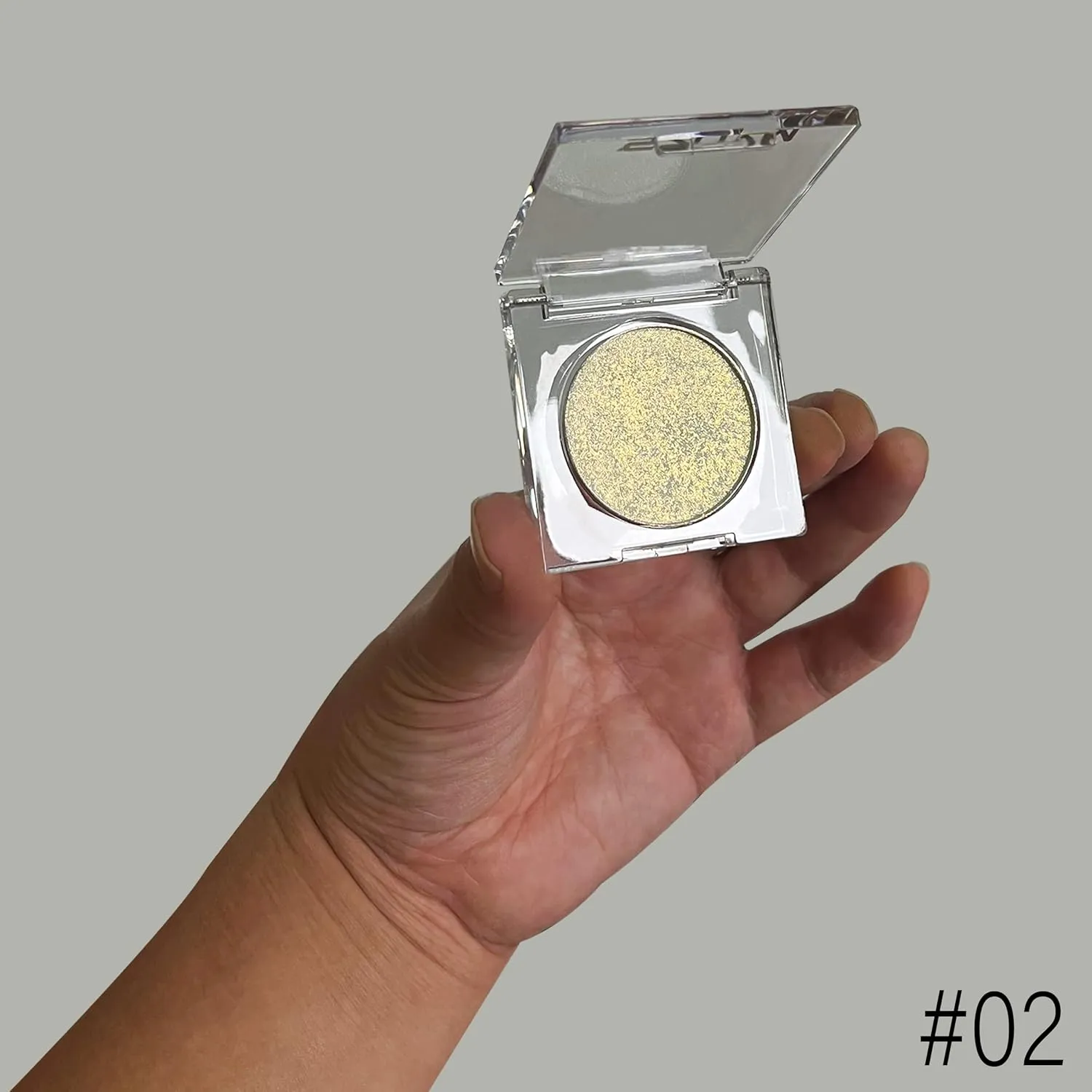 MultiChrome Single Eyeshadow,100% Vegan and Cruelty Free,Longer-Lasting handmade chameleon eyeshadow,4 Grams 36mm diameter Pressed Minerals Eyeshadow, Super Smooth and Highly Pigmented. (#02)