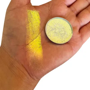 MultiChrome Single Eyeshadow,100% Vegan and Cruelty Free,Longer-Lasting handmade chameleon eyeshadow,4 Grams 36mm diameter Pressed Minerals Eyeshadow, Super Smooth and Highly Pigmented. (#03)