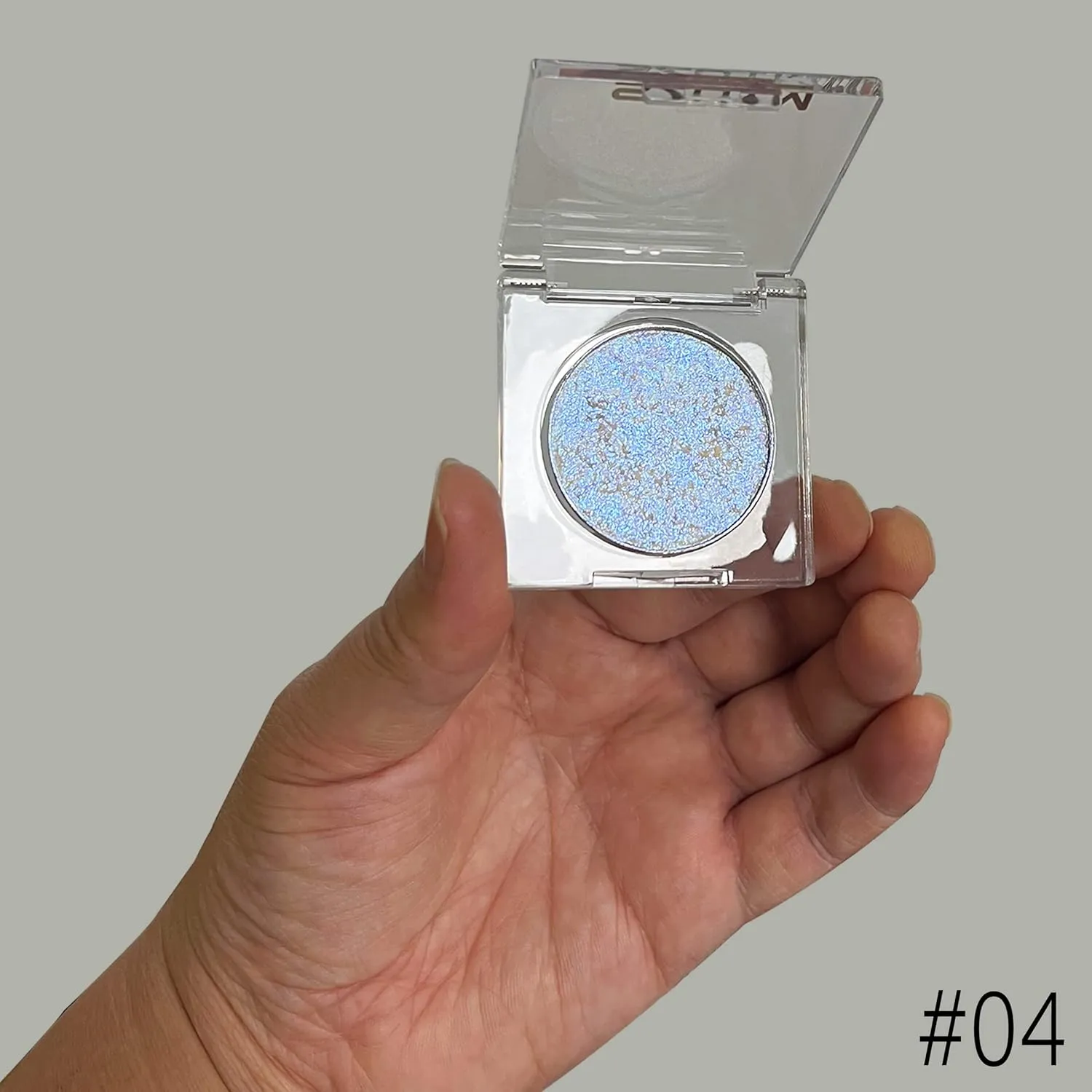 MultiChrome Single Eyeshadow,100% Vegan and Cruelty Free,Longer-Lasting handmade chameleon eyeshadow,4 Grams 36mm diameter Pressed Minerals Eyeshadow, Super Smooth and Highly Pigmented. (#04)