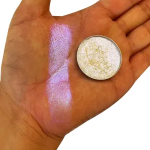 MultiChrome Single Eyeshadow,100% Vegan and Cruelty Free,Longer-Lasting handmade chameleon eyeshadow,4 Grams 36mm diameter Pressed Minerals Eyeshadow, Super Smooth and Highly Pigmented. (#04)