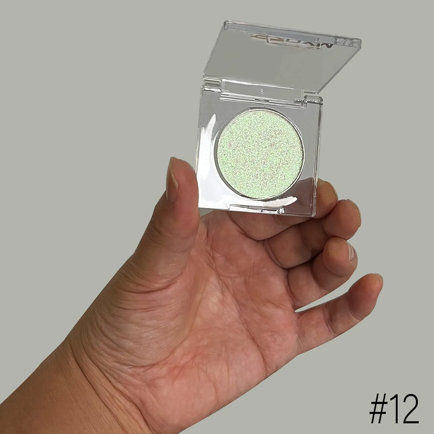 MultiChrome Single Eyeshadow,100% Vegan and Cruelty Free,Longer-Lasting handmade chameleon eyeshadow,4 Grams 36mm diameter Pressed Minerals Eyeshadow, Super Smooth and Highly Pigmented. (#12)