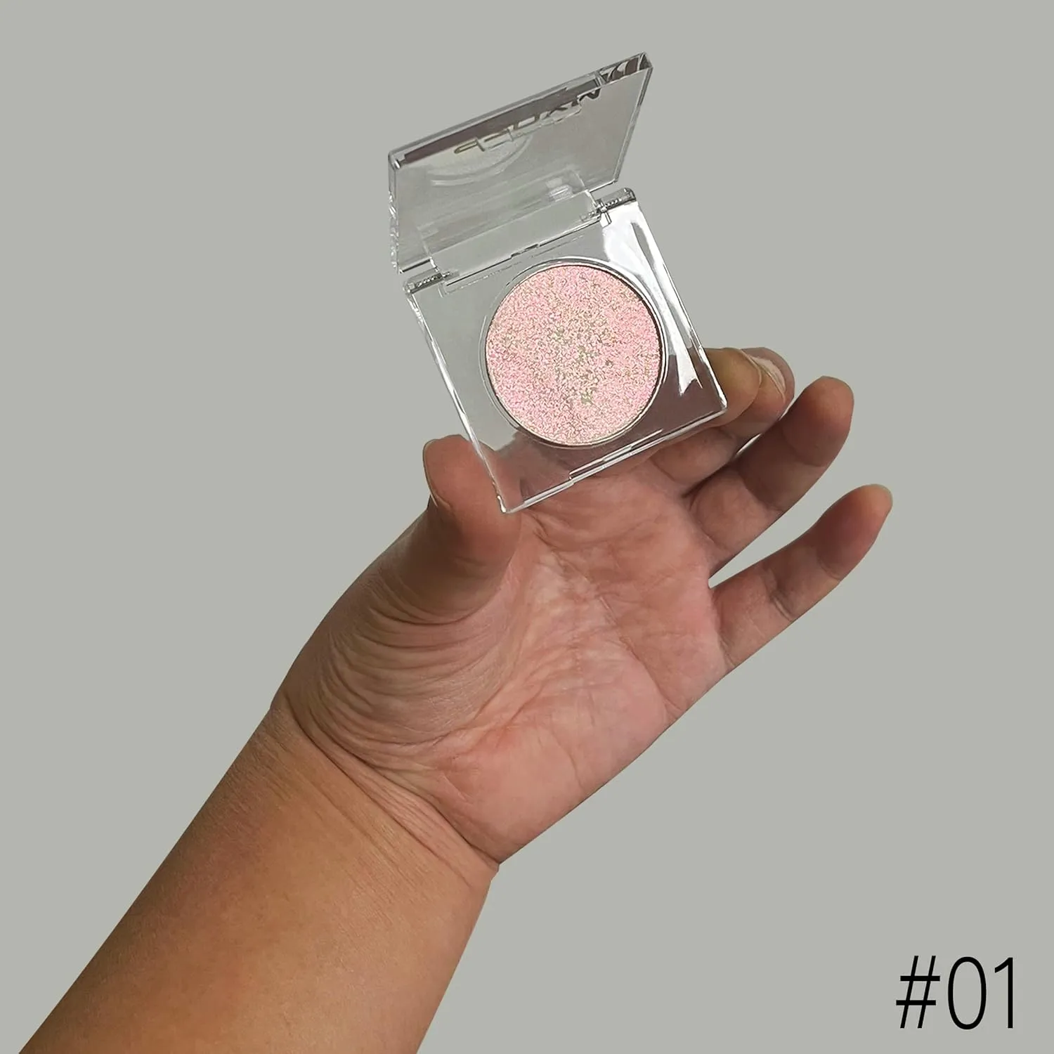 MultiChrome Single Eyeshadow,Intense Color Shifting,100% Vegan and Cruelty Free,Longer-Lasting With No Creasing and handmade chameleon eyeshadow,4 Grams 36mm diameter Pressed Minerals Eyeshadow, Super Smooth and Highly Pigmented. (#01)