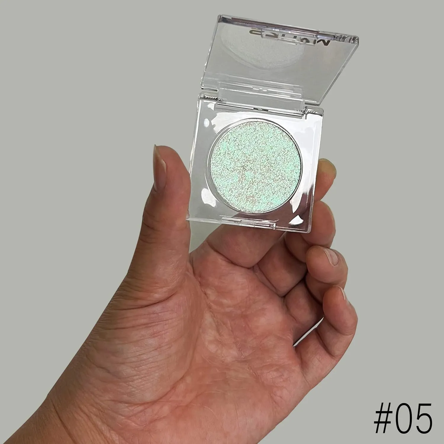 MultiChrome Single Eyeshadow,Intense Color Shifting,100% Vegan and Cruelty Free,Longer-Lasting With No Creasing and handmade chameleon eyeshadow,4 Grams 36mm diameter Pressed Minerals Eyeshadow, Super Smooth and Highly Pigmented. (#05)