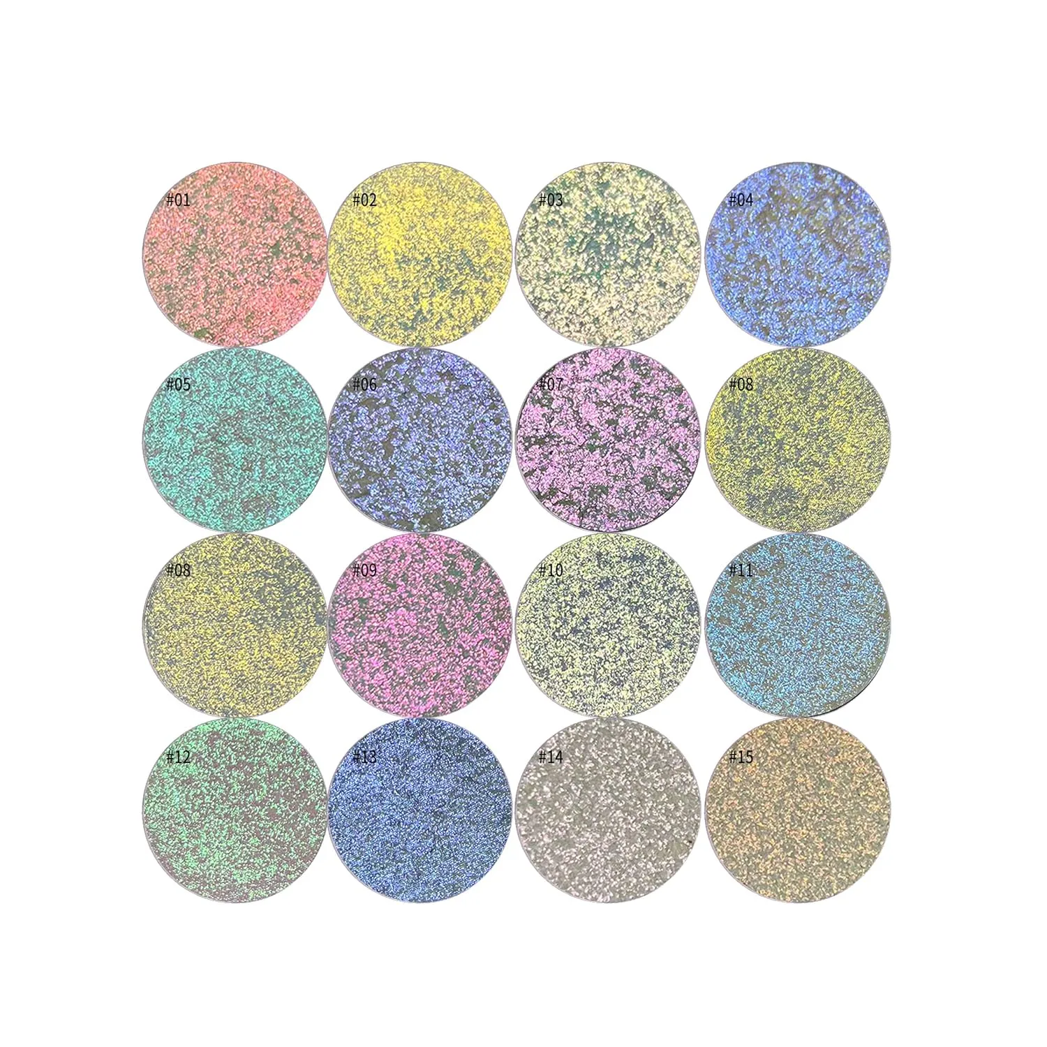MultiChrome Single Eyeshadow,Intense Color Shifting,100% Vegan and Cruelty Free,Longer-Lasting With No Creasing and handmade chameleon eyeshadow,4 Grams 36mm diameter Pressed Minerals Eyeshadow, Super Smooth and Highly Pigmented. (#05)