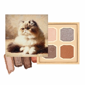 My Kitty Eyeshadow Palette, pearlescent, sequin eyeshadow, fine glitter, shimmer eyeshadow (01 Exotic Shorthair)