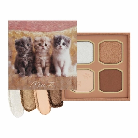 My Kitty Eyeshadow Palette, pearlescent, sequin eyeshadow, fine glitter, shimmer eyeshadow (06 Scottish Fold)