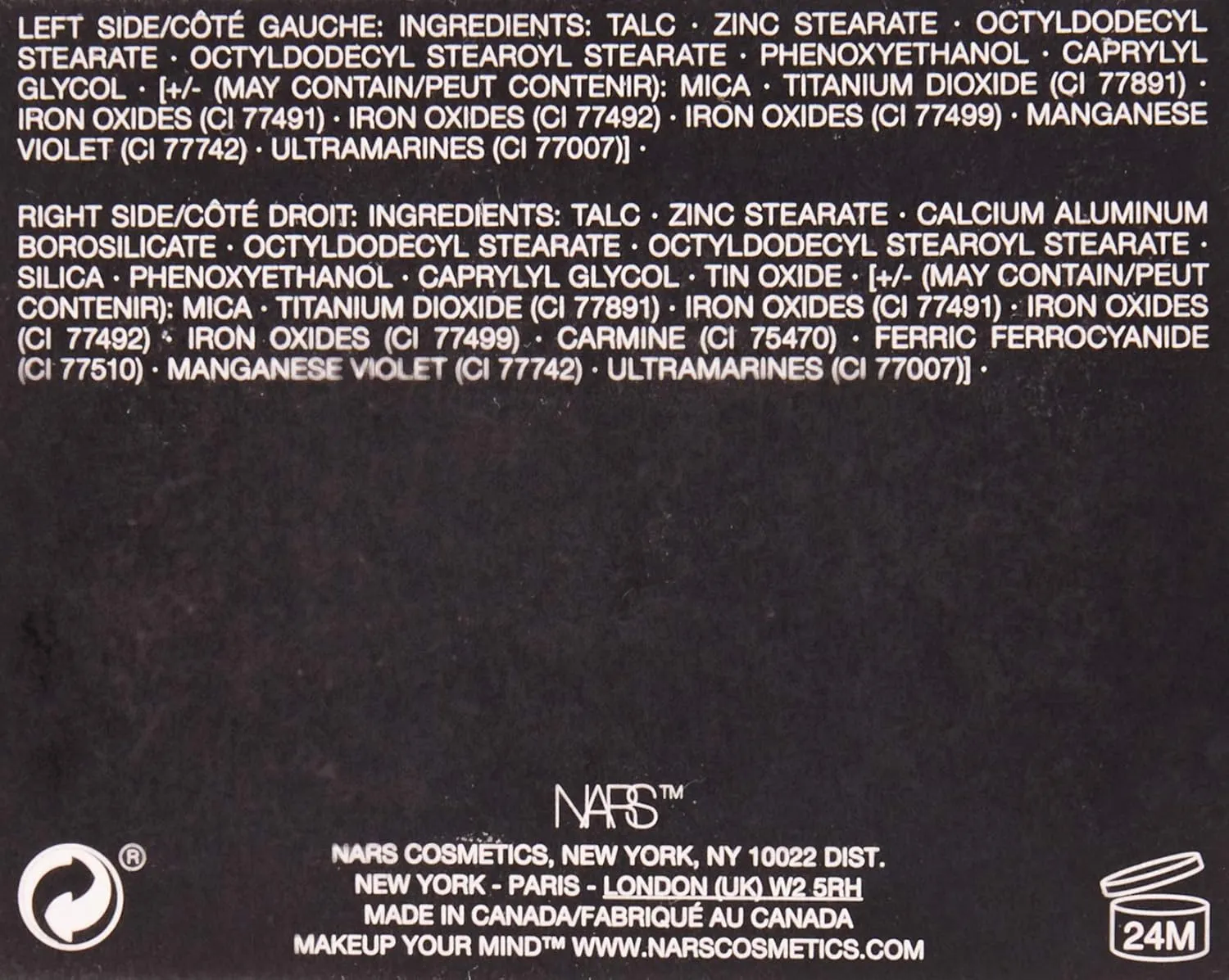 NARS Duo eyeshadow - cordura by nars for women - 0.14 oz eyeshadow, 0.14 Ounce