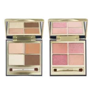 No7 Pro Artist Eyeshadow Duo - Lights Camera Action & Round of Applause Palettes - High-Pigment, Blendable Matte & Shimmer Eye Makeup (0.25 oz each)