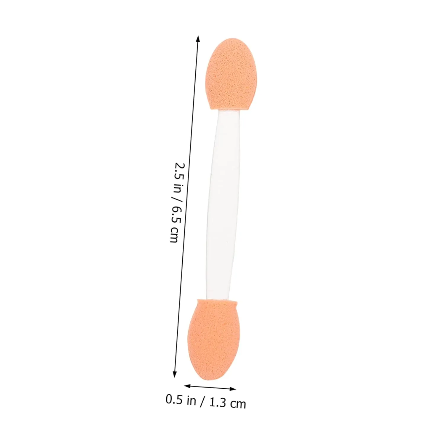 NOLITOY 200pcs Dual-sided Sponge Eyeshadow Applicators Cosmetic Tool for Makeup Artists for Eyeliner Eyelash Eyebrow Application Lightweight Easy to Carry